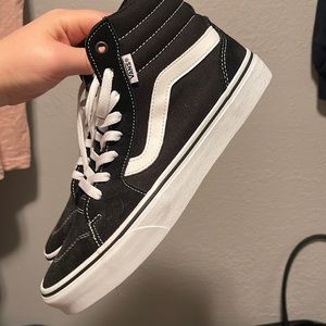 Vans high top black